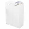Kancelářská dvoudveřová stojící skříň bílá loft 108 cm Náhled obrázku produktu 2