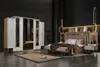 Komplette Schlafzimmermöbel Doppelbett Bett Nachttische Produktbild-Vorschau 4