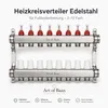 Heizkreisverteiler Edelstahl 3-fach Fußbodenheizung 1 Zoll Produktbild-Vorschau 2