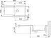 Lavello FRANKE MARIS MRG 611-100 in BLACK MATT con valvola Anteprima dell’immagine prodotto 8