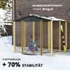 Outsunny Gerätehaus 4,4 m² Gartenhaus mit Pultdach, Produktbild-Vorschau 5