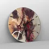Wanduhr - Rund - Glasuhr - Körper Mädchen Fahrrad Produktbild-Vorschau 4