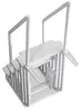 Schwimmbadleiter Treppe, Kunststoff 4-stufig + Gewichte Produktbild-Vorschau 5
