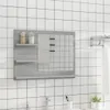 vidaXL Lustro łazienkowe szare Sonoma 60x10,5x45 cm Podgląd zdjęcia produktu 7