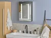 BELIANI Koupelnová zrcadlová skříňka s LED černá 40 x 60 cm Náhled obrázku produktu 4