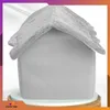 OMNA | Casetta per gatti - 35x38x40 cm - Grigio - Morbida e Anteprima dell’immagine prodotto 4