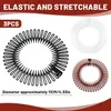 5-teiliges, dehnbares Vollkreis-Haarkamm-Set – Elegante Produktbild-Vorschau 2