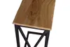 Beistelltisch Laptoptisch massiv natur 47,5x27x67,5 cm Produktbild-Vorschau 6