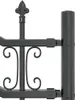 Clôture de jardin grise 240 x 118 cm en acier thermolaqué Voir les images du produit 5