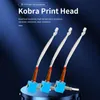 Three 3D printer hotends are displayed against a dark blue gradient background with text overlays. Náhľad obrázku produktu