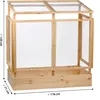 dobar Tomaten-Haus Gewächshaus aus Holz mit Rankhilfe und  Produktbild-Vorschau 2