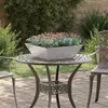 vidaXL Garten-Pflanzgefäß Silber 50 x 50 x 15 cm Edelstahl Produktbild-Vorschau 2