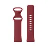 Strap-it Fitbit Versa 4 Silikon Armband Classic (Weinrot) - Produktbild-Vorschau 4