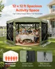 VEVOR Pop-up-Pavillon, 3,6x3,6 m, großes 6-seitiges Produktbild-Vorschau 2