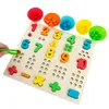 Tg67012 Drewniana Układanka Montessori Matematyczna Nauka Podgląd zdjęcia produktu 2