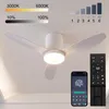 Moderner LED Deckenventilator mit Beleuchtung 132cm Weiß, Produktbild-Vorschau 1