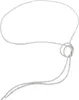 Vanzetti cintura in vita Cord Belt W110 Silver Shiny Anteprima dell’immagine prodotto 1