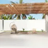 An outdoor patio area with furniture and a retractable side awning. Produktbild-Vorschau