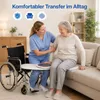 Dreh-Rutschbrett mit 360° Sitz, Transferbrett Pflege, Produktbild-Vorschau 3
