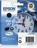 The image shows the packaging of an Epson ink cartridge, with a prominent image of an alarm clock on the right side. Anteprima dell’immagine prodotto