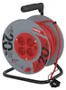 Prodlužovací kabel na bubnu 20 m / 4 zásuvky / červený / PVC / 230 V / 1 mm2 Náhled obrázku produktu
