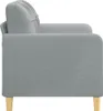 vidaXL 2-miestna pohovka Svetlo šedá 120 cm látka Náhľad obrázku produktu 4