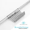 Intirilife acciaio inox cucina appeso con 10 ganci - cucina Anteprima dell’immagine prodotto 2