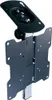 A black and silver flat panel ceiling mount is shown against a white background. Produktbild-Vorschau