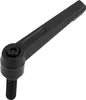 Intirilife Klemmhebel M10 in 7 Längen / Klemmmutter M10 aus Produktbild-Vorschau 1