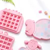 4er-Pack Quadratische Eiswürfelformen Mit Blumen- Und Produktbild-Vorschau 4
