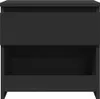 vidaXL Table de nuit noire 40x30x39 cm bois composite Voir les images du produit 4
