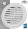 KOTARBAU® Grille d'aération 100 mm Rond Bride Blanc Voir les images du produit 1