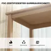 HOMCOM Essgruppe Esstisch mit 2 Stühlen Esszimmergruppe für Produktbild-Vorschau 7