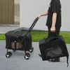 Wózek dla psa 51*63*105cm Podwójny składany wózek dla Podgląd zdjęcia produktu 2
