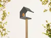Alberts 355081 Maisonnette pour oiseaux toit pointu, Voir les images du produit 2