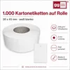 1000 Karton Etiketten 30x45mm auf Rolle Preisetikettten Produktbild-Vorschau 4