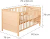 roba Kombi Kinderbett 70 x 140 - Gitterbett 3-fach Produktbild-Vorschau 5