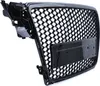 Kühlergrill Sportgrill Wabengrill Grill Schwarz Glanz für Produktbild-Vorschau 2