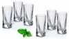 Gläser Set Bohemia Quadro 350 ml 6 Stück aus kristallklarem Produktbild-Vorschau 2