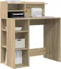 vidaXL Stôl Sonoma dub 90 x 48 x 101,5 cm materiál na báze Náhľad obrázku produktu 3