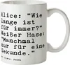 Mr. & Mrs. Panda Tasse Alice: "Wie lange ist... - Weiß - Produktbild-Vorschau 1