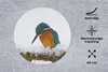 MuchoWow® Mauspad Mousepad Eisvogel - Schnee - Winter 40x40 Produktbild-Vorschau 2