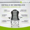 Juskys Campingstuhl Lido mit Getränkehalter & Tasche - Produktbild-Vorschau 5