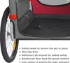 DOGGYHUT® Premium LARGE Remorque vélo pour chiens 15 - 30kg Voir les images du produit 6
