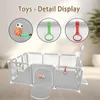Laufstall Baby 180x120cm,Laufgitter Schutzgitter mit Produktbild-Vorschau 4