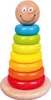 Tour à piquer bois 9pcs 17cm multicolore Voir les images du produit 1