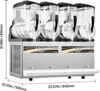 VEVOR Commercial Slushy Machine, 12Lx3 Dreifachtank Produktbild-Vorschau 7