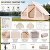Aufblasbares Campingzelt für 2-10 Personen, Wasserdichtem Produktbild-Vorschau 10