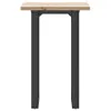 vidaXL Esstisch O-Gestell 50x50x75,5 cm Massivholz Kiefer & Produktbild-Vorschau 4