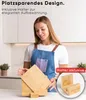 6er Set Frühstücksbrettchen aus Bamboo, Frühstücksbrett 6cm Produktbild-Vorschau 3